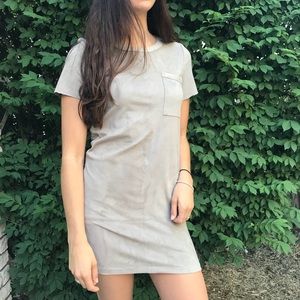 Mini gray Allen Schwartz dress
